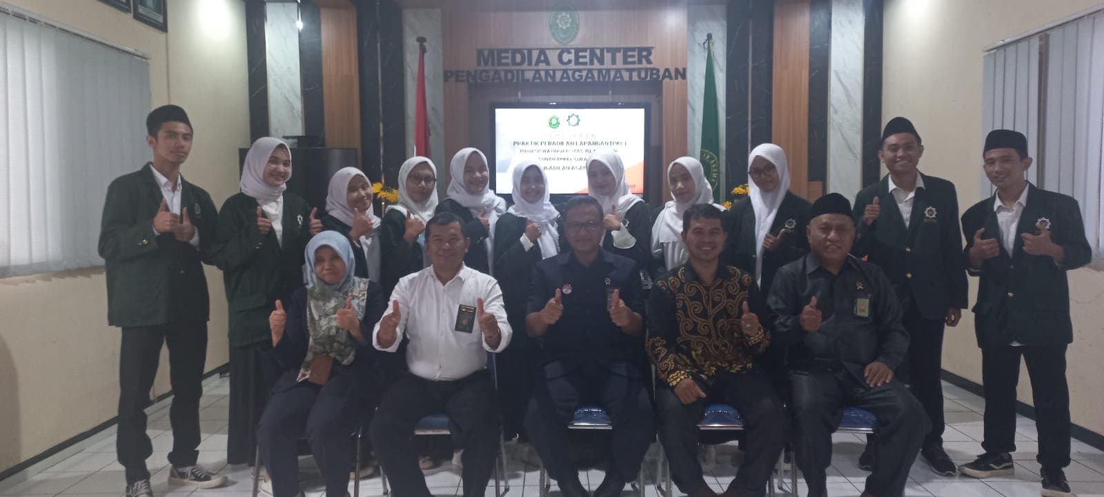 Pembukaan Praktik Peradilan Lapangan mahasiswa UIN Sunan Ampel gel I