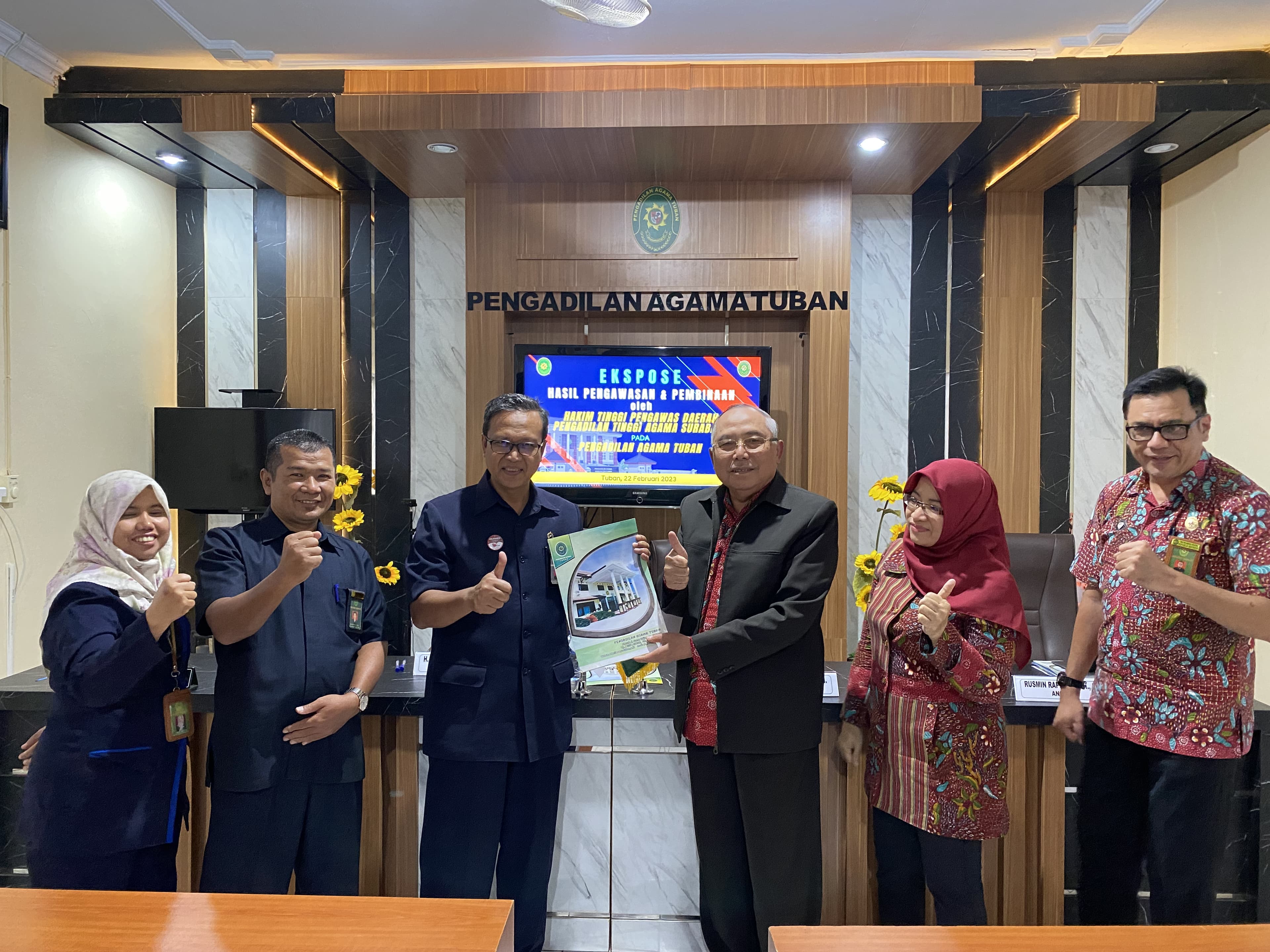 Tim Pengawas Daerah PTA Surabaya Sidak di PA Tuban