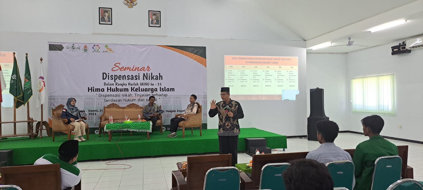 Partisipasi Ketua Pengadilan Agama Tuban Dalam Seminar “Dispensasi Nikah” Memperingati Harlah IAINU Ke-35
