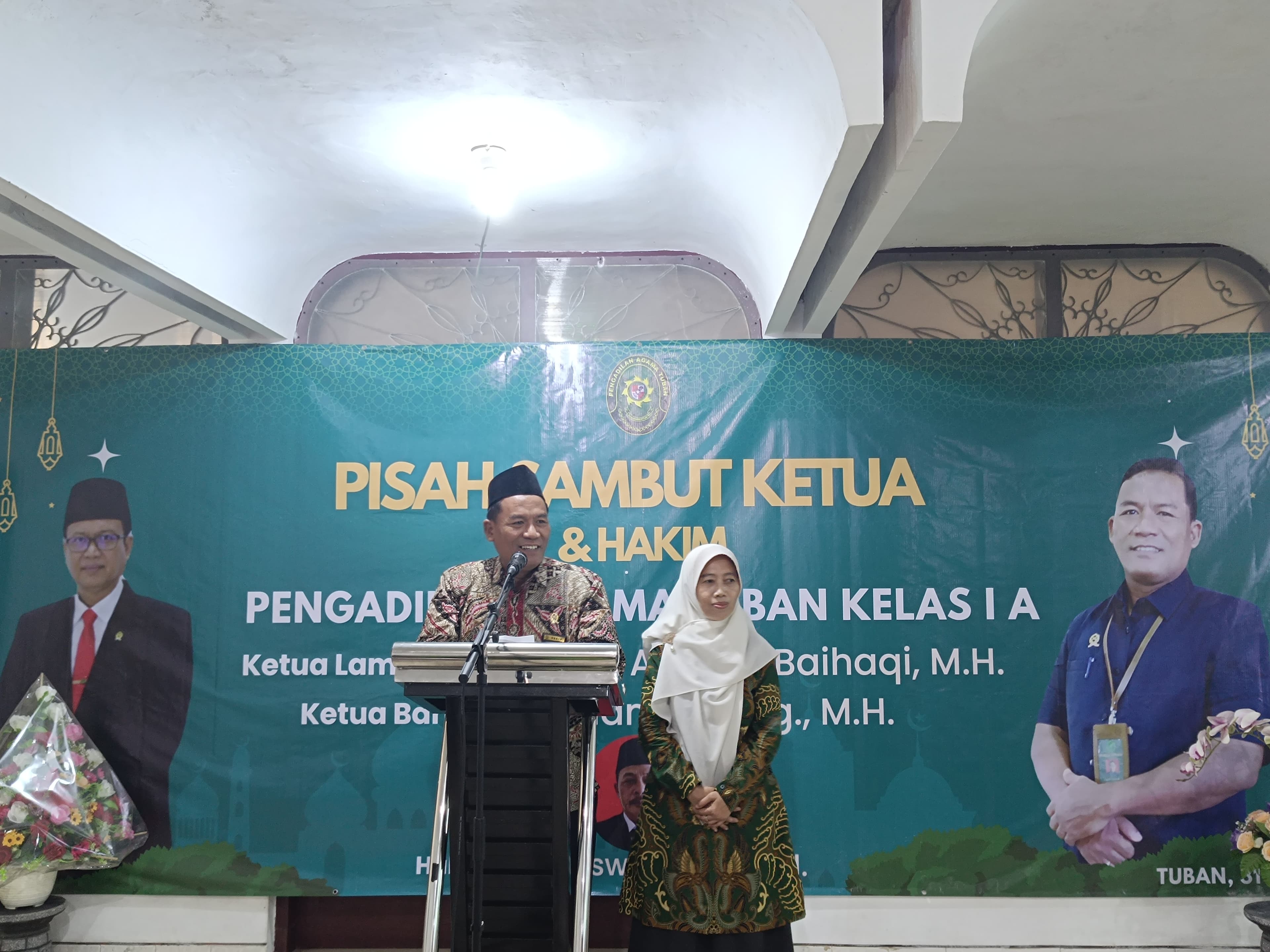 Semangat baru PA Tuban laksanakan pelantikan hakim dan pisah sambut Ketua
