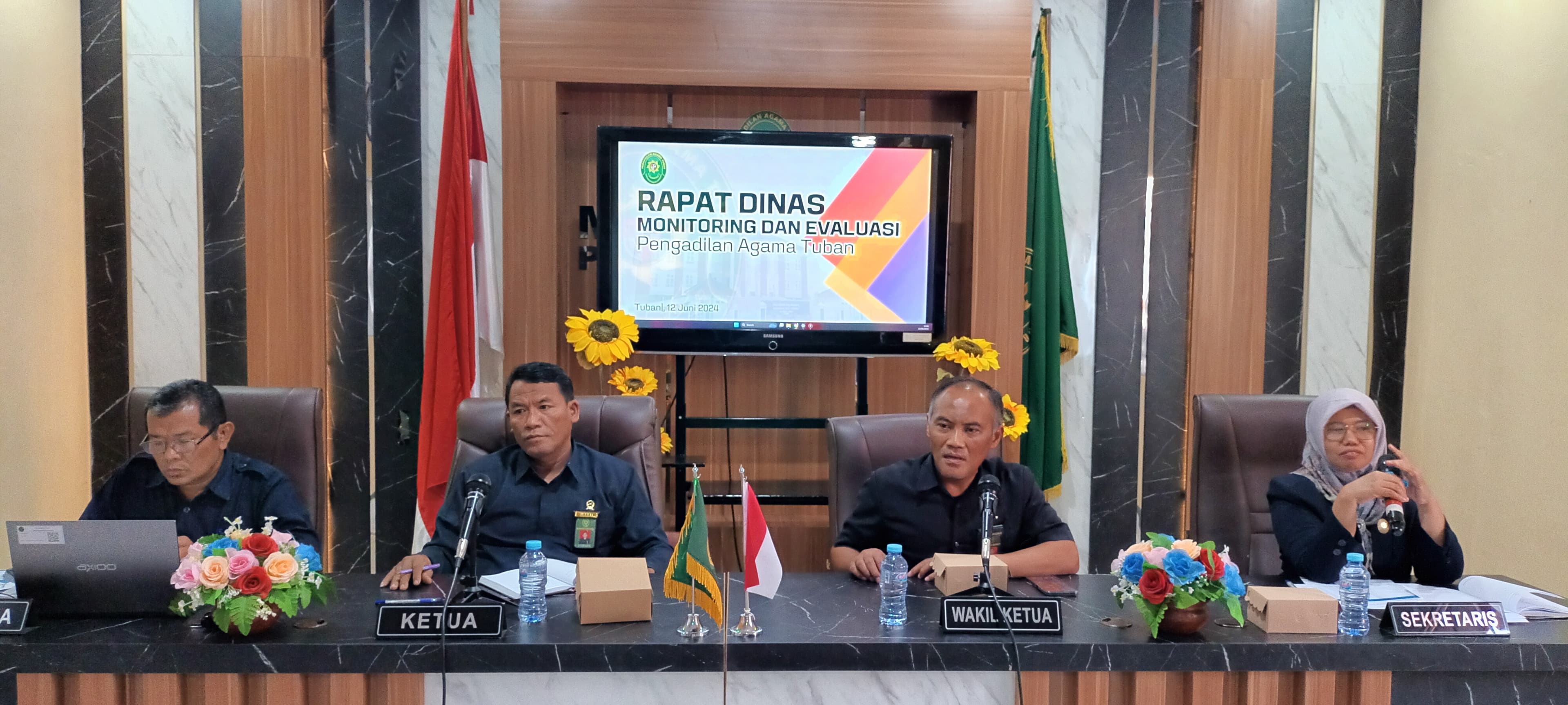 TINGKATKAN KINERJA DI TRIWULAN MENDATANG, PA TUBAN LAKSANAKAN RAPAT DINAS BERKALA
