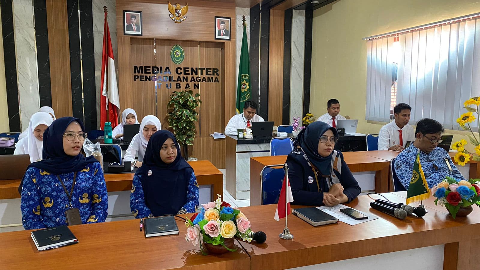 Jalin Komunikasi Perkuat Sinergitas, PA Tuban Mengikuti Zoom Kopi GIRAS PTA Surabaya