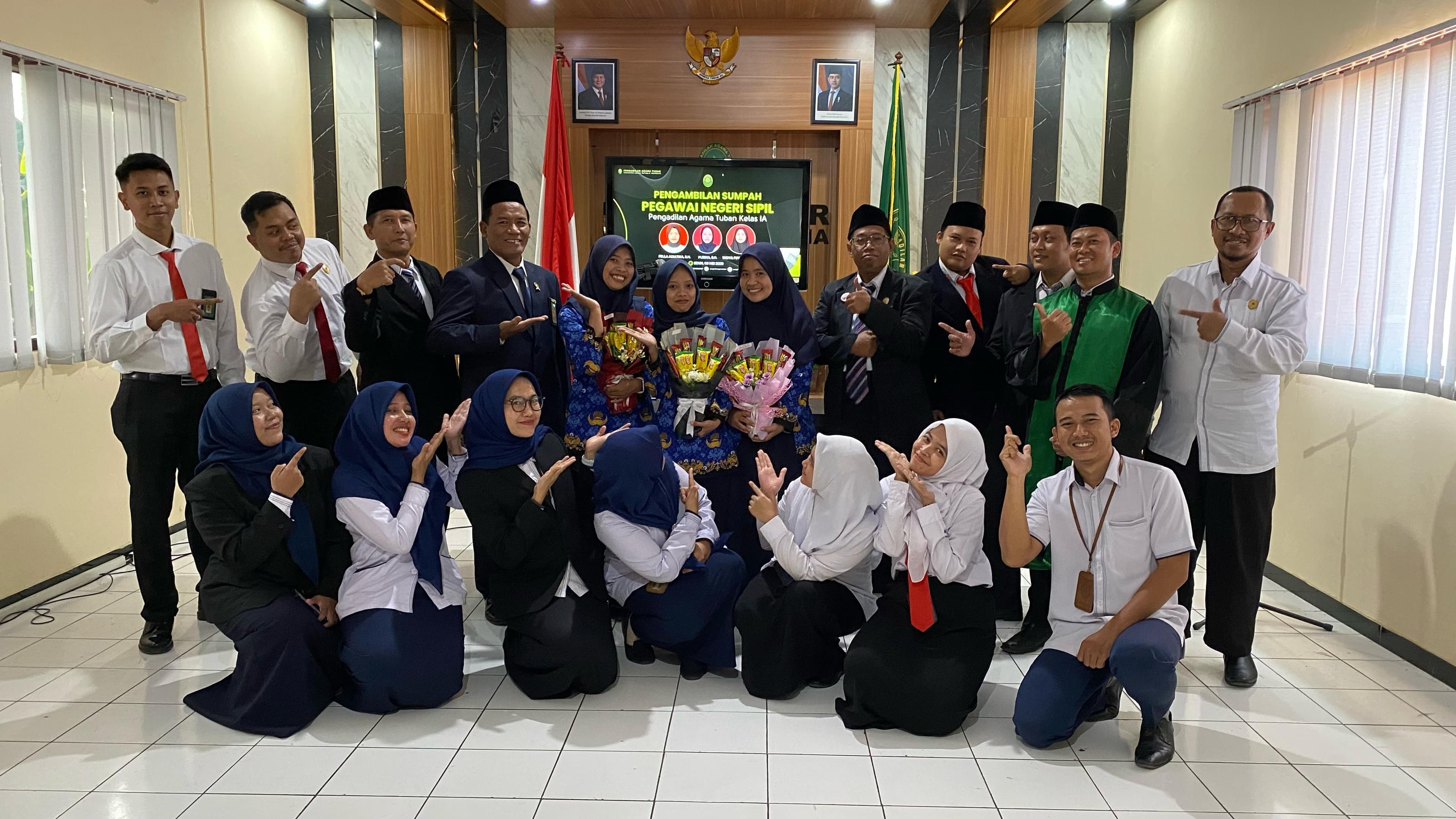 Resmi Jadi Abdi Negara, PNS PA Tuban Diambil Sumpah oleh Ketua