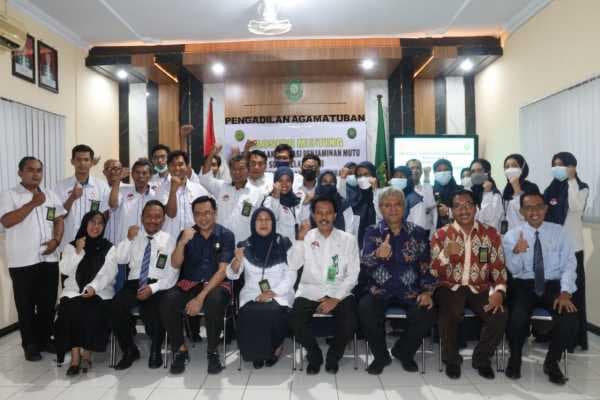 Closing Meeting Observasi Akreditasi Penjaminan Mutu Surveillance III Pada Pengadilan Agama Tuban