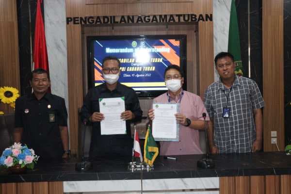 Penandatanganan MoU dengan BRI Cabang Tuban