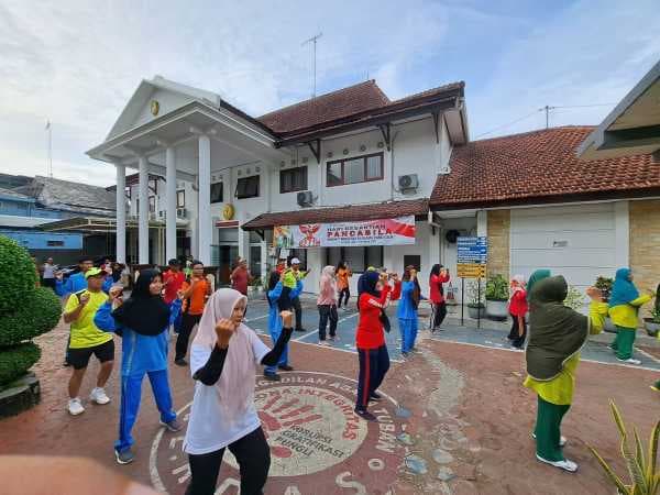 Laksanakan Jumat Sehat, PA Tuban gelar Senam pagi