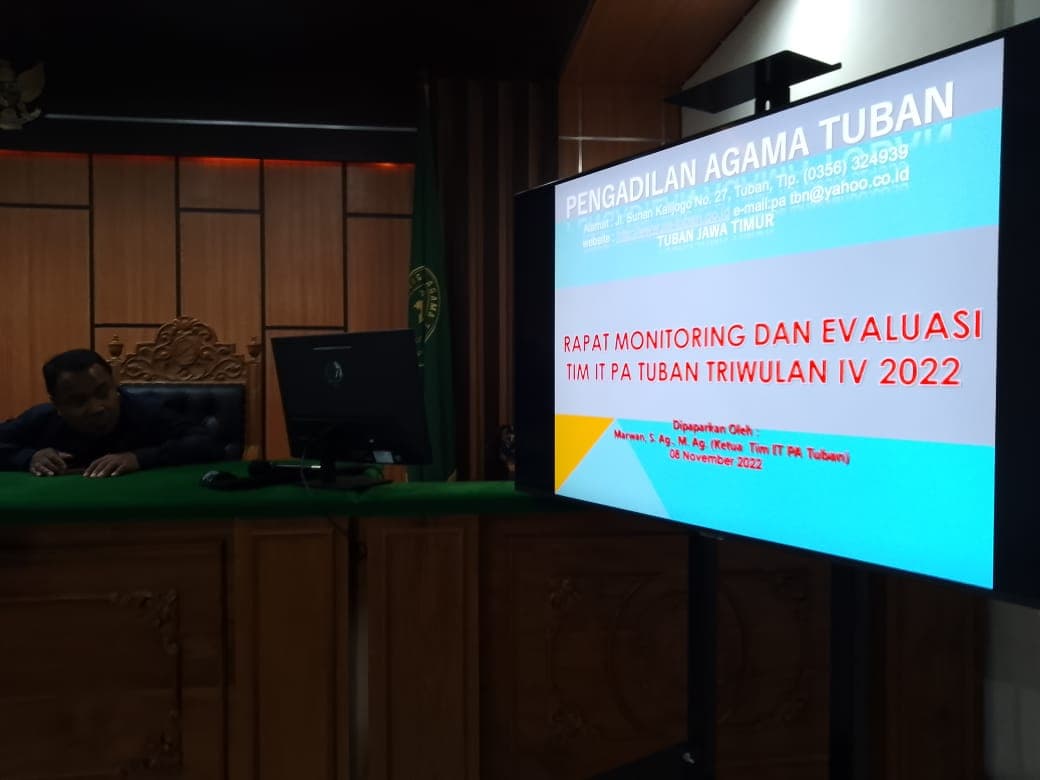 Tingkatkan Kinerja Tim IT PA Tuban melalui monitoring dan evaluasi