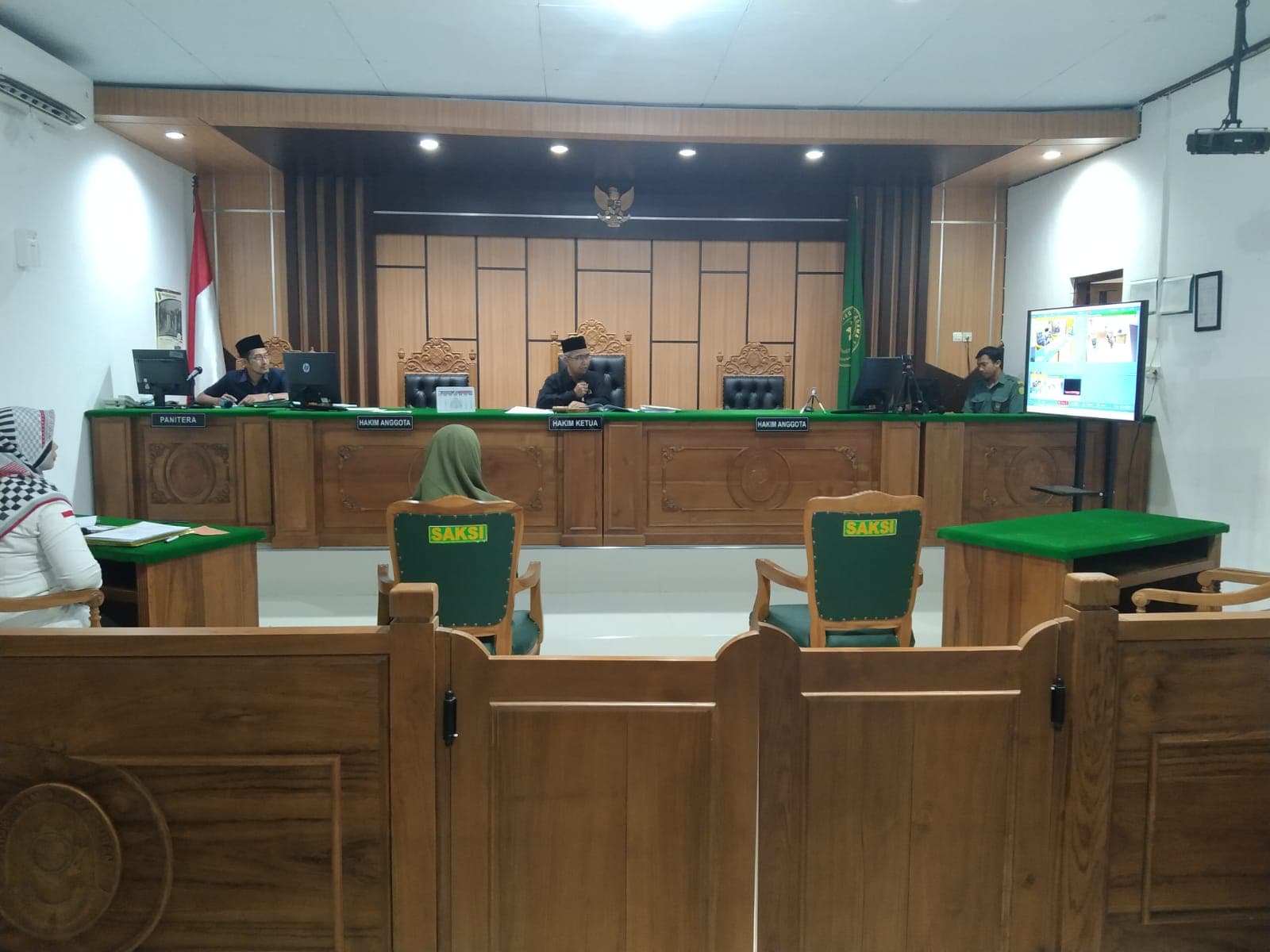 PA Tuban laksanakan Sidang Teleconference dengan PA Makassar