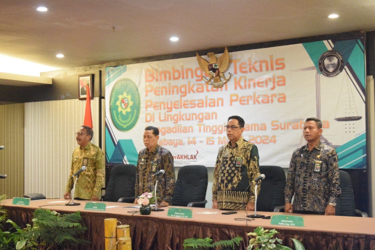 Tingkatkan Kinerja Penyelesaian Perkara,
Pengadilan Agama Tuban Ikuti Bimbingan Teknis
