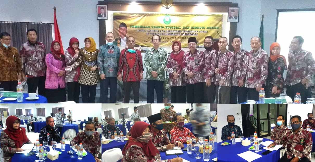 PEMBINAAN TEKNIS YUDISIAL DAN DISKUSI HUKUM SE WILAYAH KOORDINATOR BOJONEGORO