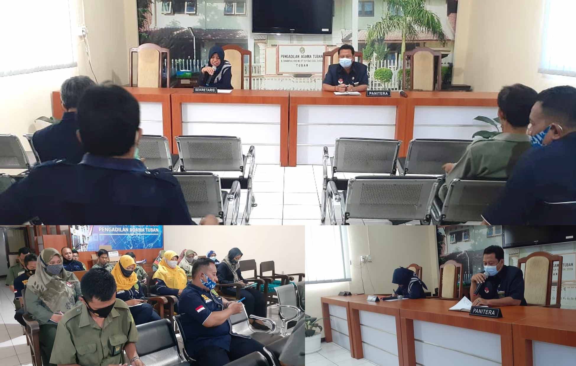 RAPAT EVALUASI KINERJA KESEKRETARIATAN DAN KEPANITERAAN