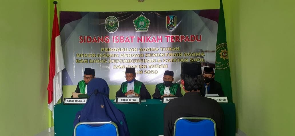 PENGADILAN AGAMA TUBAN GELAR SIDANG ITSBAT NIKAH KERJASAMA DENGAN KEMENAG DAN DISPENDUK CAPIL TUBAN