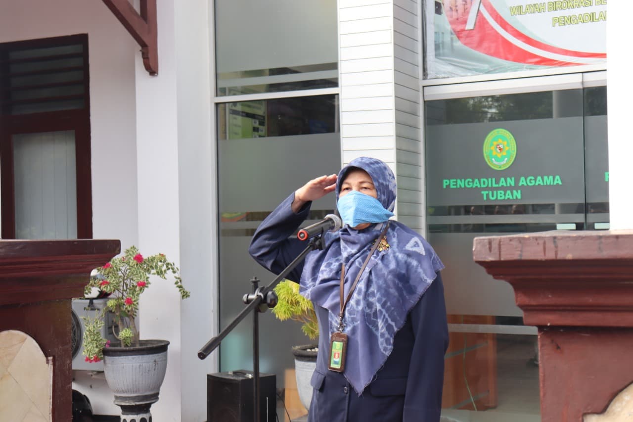 PENGADILAN AGAMA TUBAN MELAKSANAKAN APEL SENIN PAGI